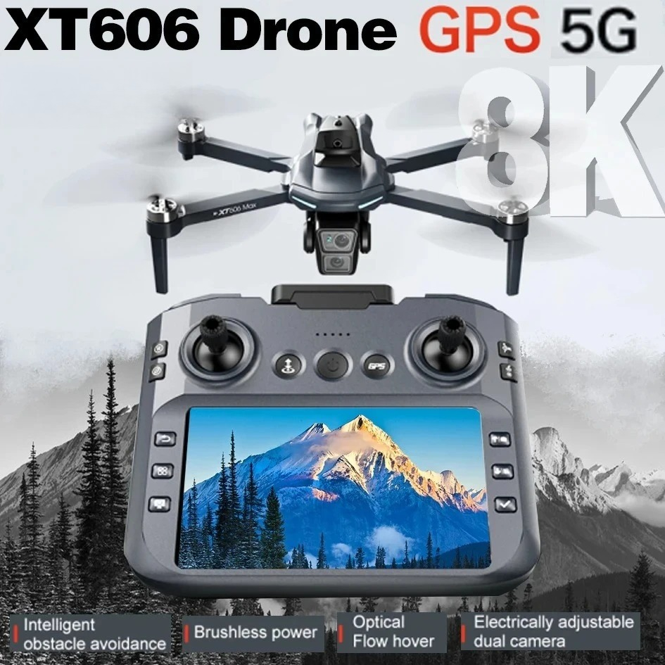 Drone Multispectral - Оригинальный дрон XT606 с профессиональной 8K