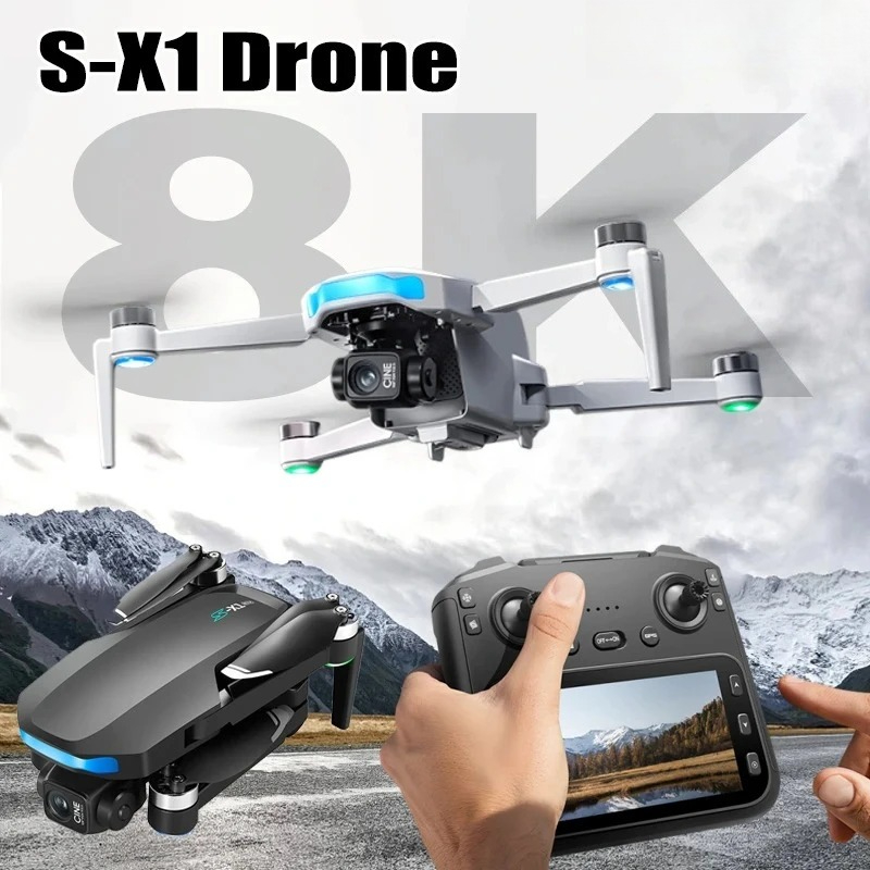 Drone Multispectral - Оригинальный дрон S-X1 8K HD, профессиональный,
