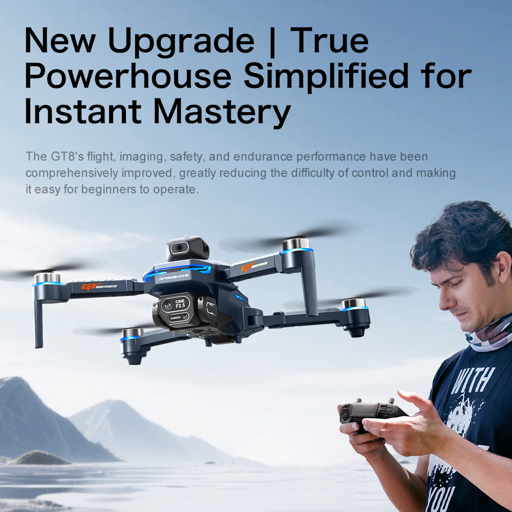 Оригинальный дрон GT8 8K с про – обзор и цена Drone Multispectral