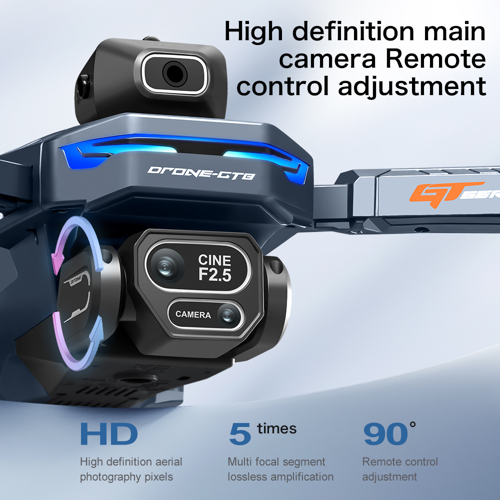 НОВЫЙ Дрон GT8 HD RC с двумя п – обзор и цена Drone Multispectral